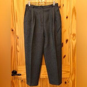 Wool Gray Lined Slacks